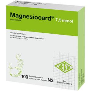 MAGNESIOCARD 7,5 mmol Brausetabletten