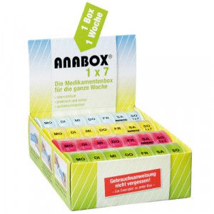 ANABOX 1x7 bunt Deckel klar